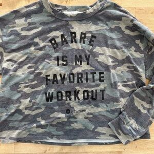 “Barre Is My Favorite Workout” pullover
